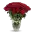 bouquet of Ecuadorian roses 80cm